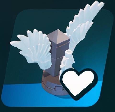 Image showcasing the Totem of Return (Rare) in LEGO Fortnite