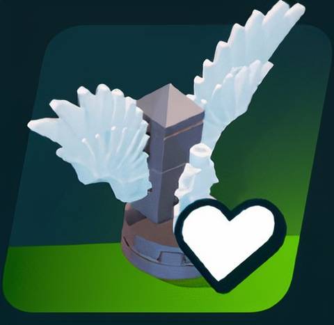 Image showcasing the Totem of Return (Uncommon) in LEGO Fortnite