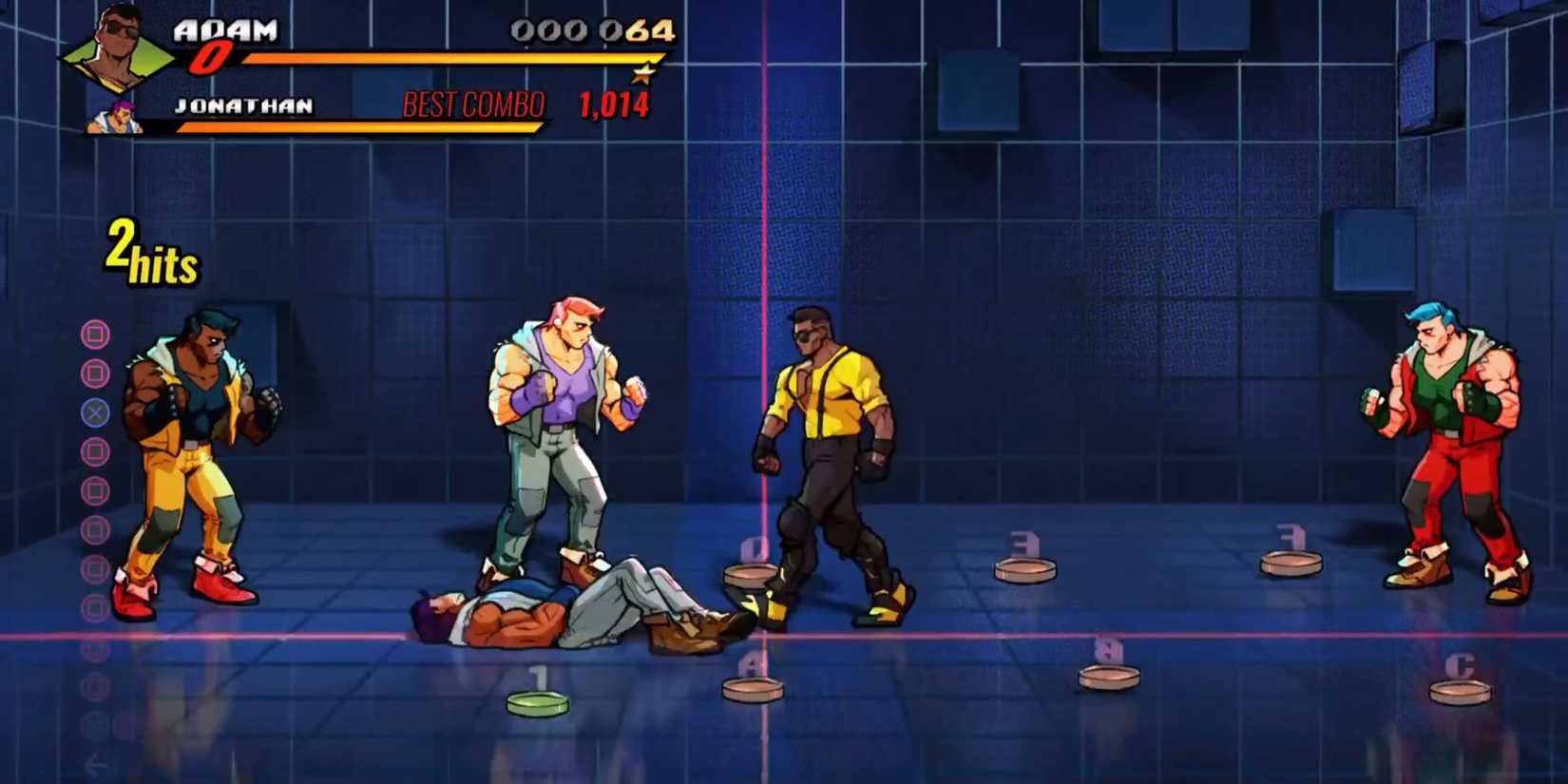 Training Room Streets of Rage 4