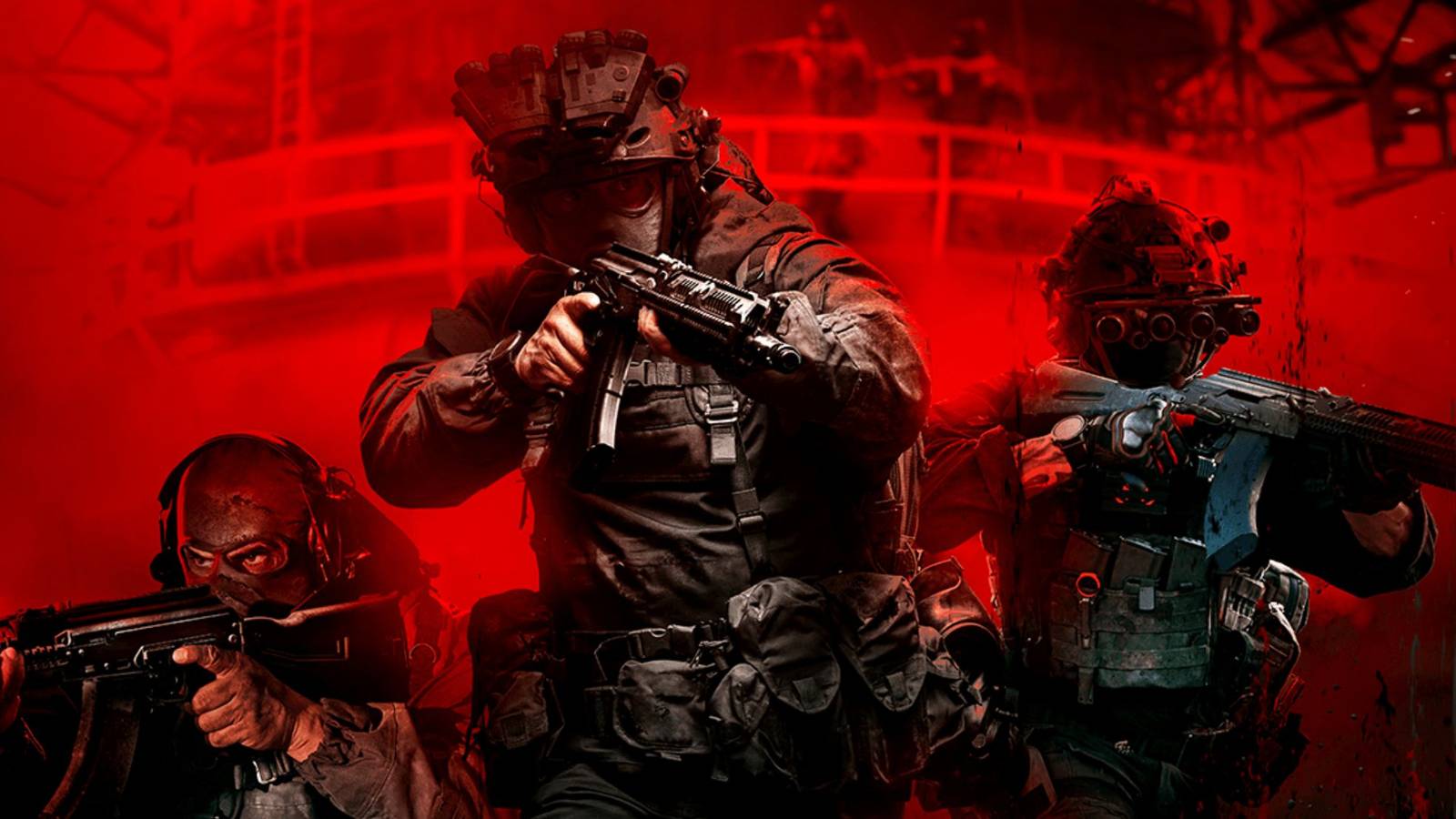 Soldiers holding guns in key art for Modern Warfare 3