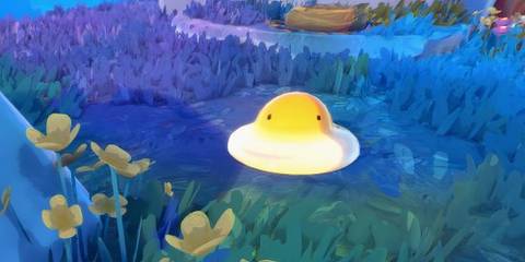 A Yolky Sime near a chicken nest