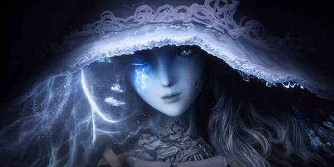 Ranni from Elden Ring looking at the camera