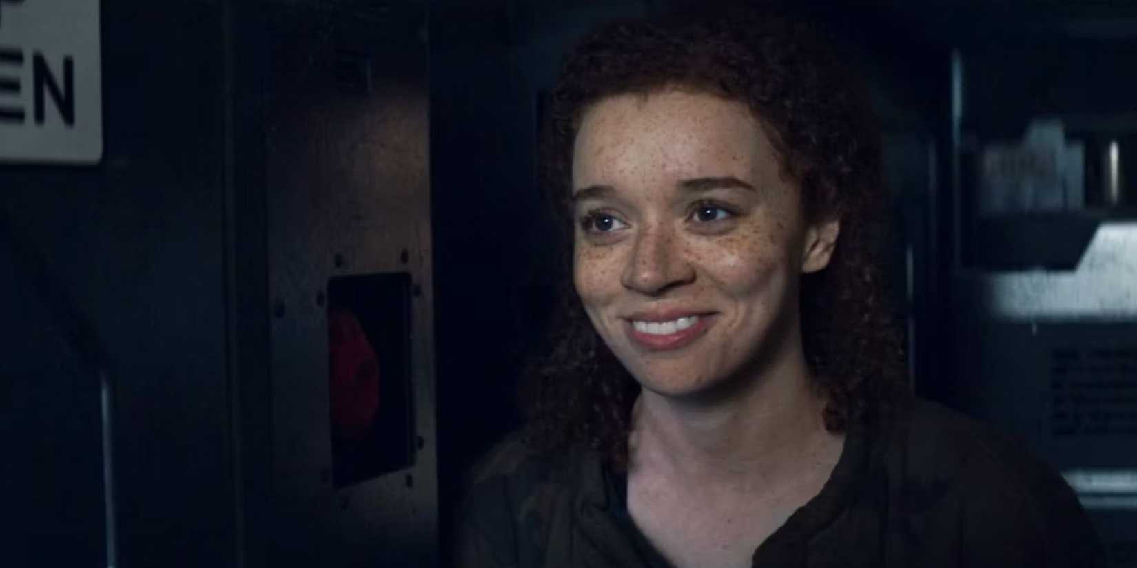 Karli Morgenthau smiling in The Falcon and The Winter Soldier