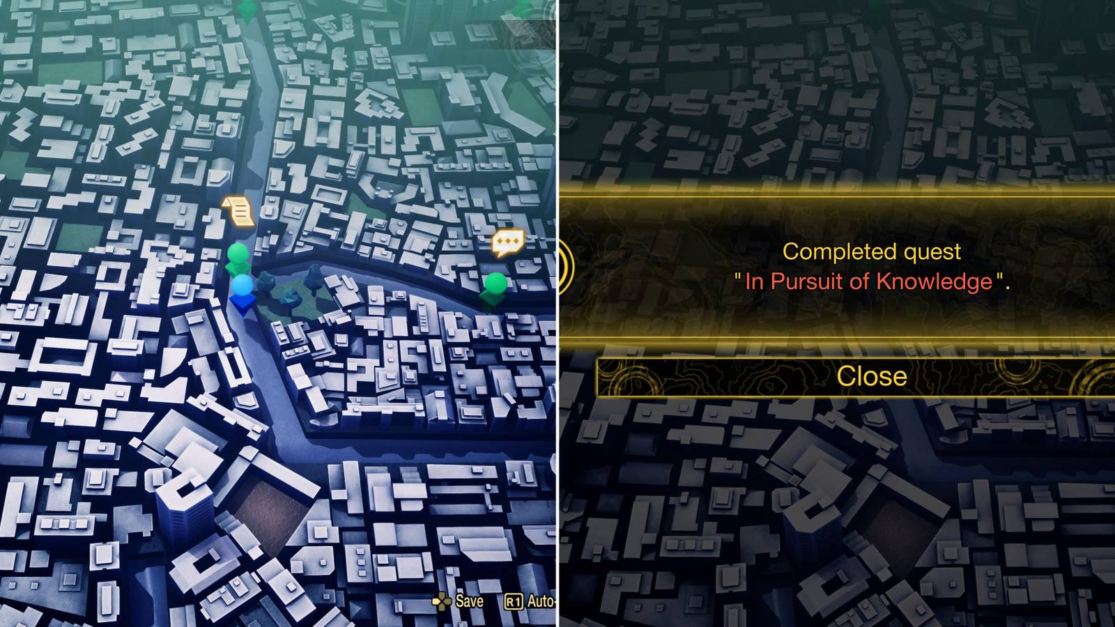 The Player Beginning & Completing In Pursuit Of Knowledge 