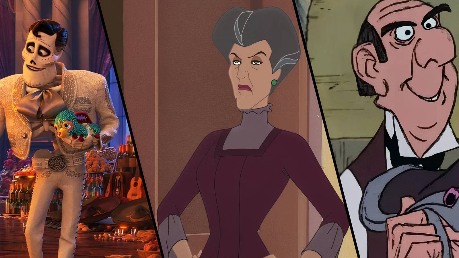 Ernesto de la Cruz, Lady Tremaine and Edgar