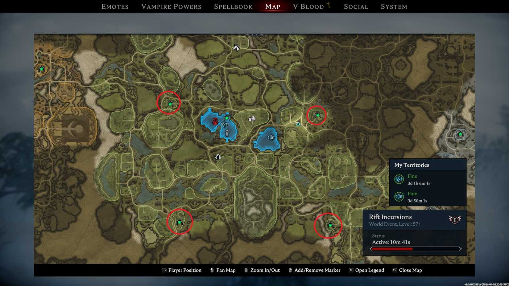 Map For V Rising V Rising: All Waygate Locations