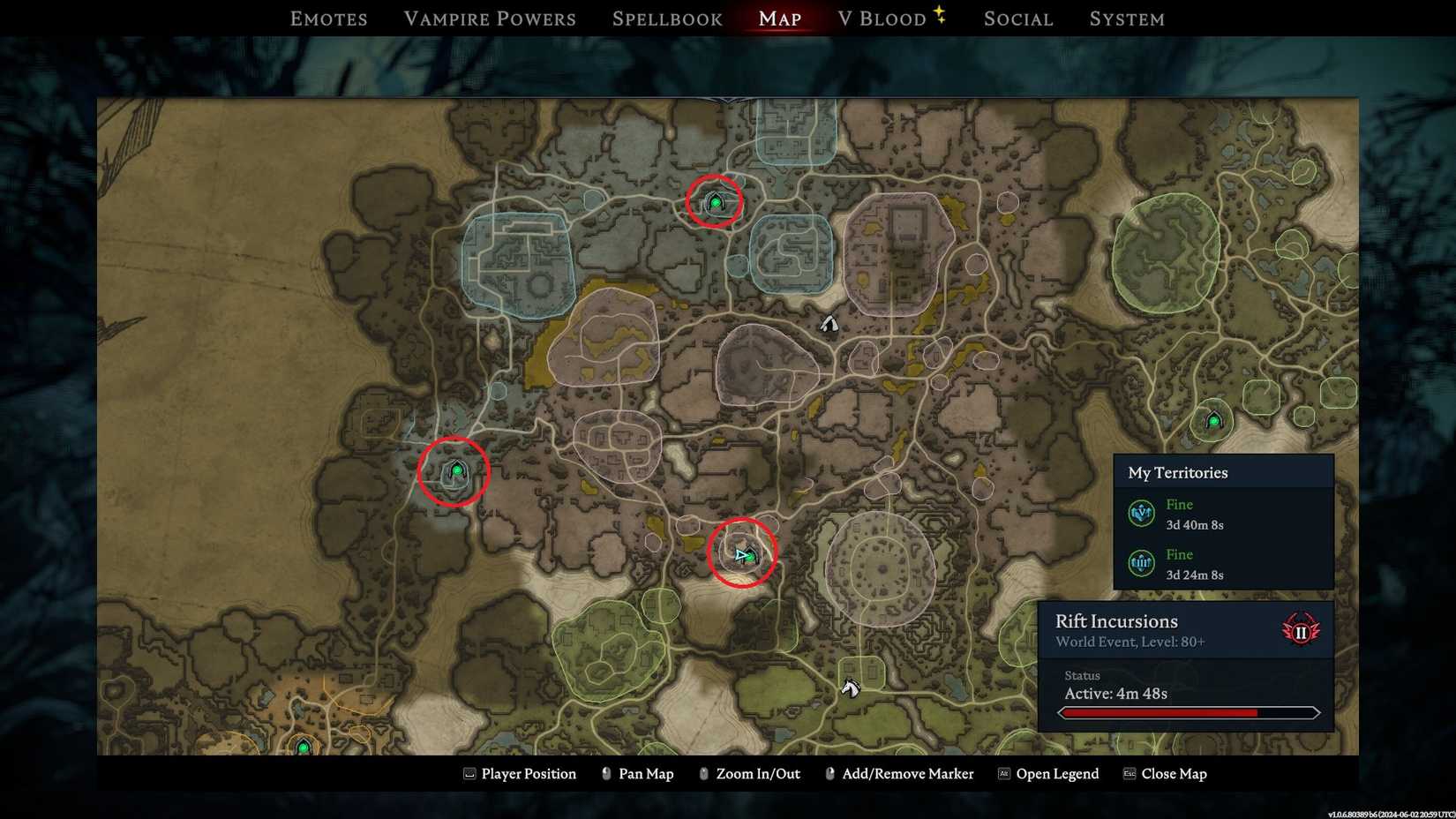 All Waygates in Gloomrot in V Rising 1.0