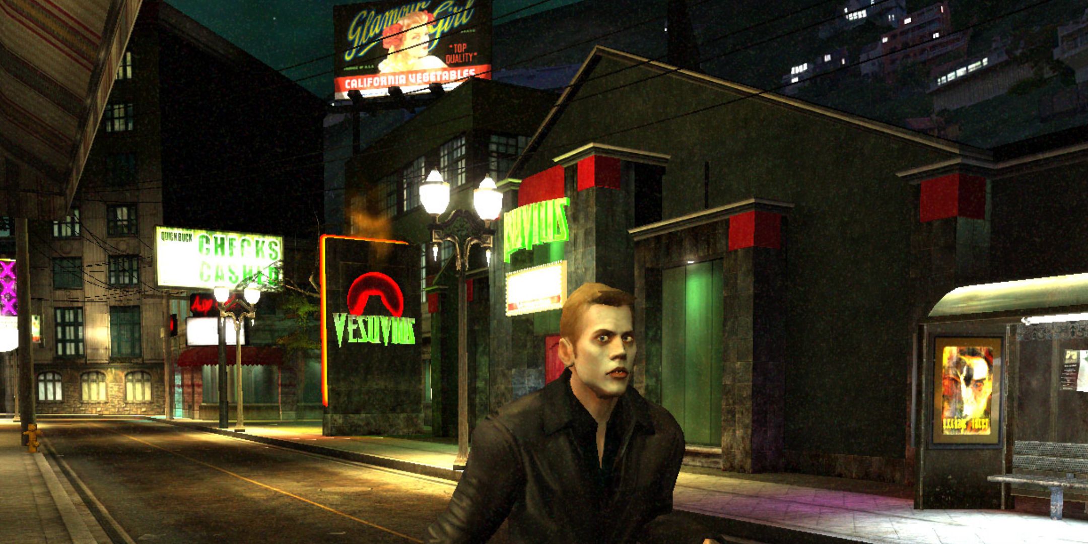 Vampire The Masquerade Bloodlines nighttime los angeles