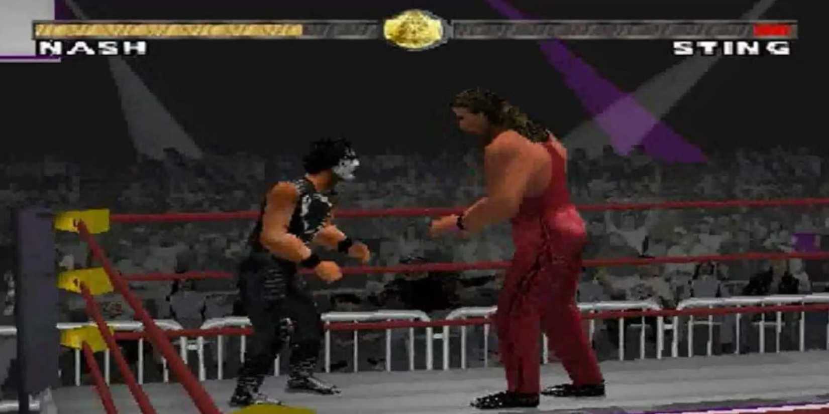 WCW Nitro - Sting taking on Kevin Nash