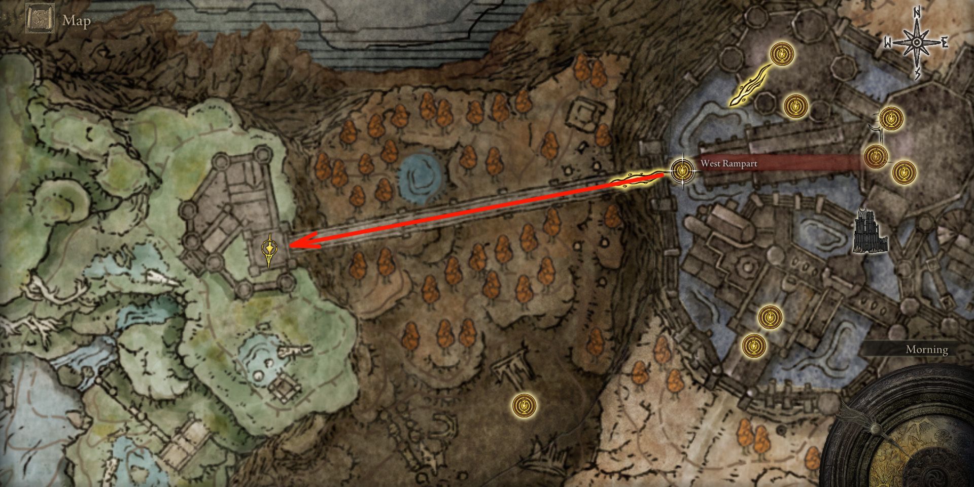 where to find Salza's hood in elden ring shadow of the erdtree, map location
