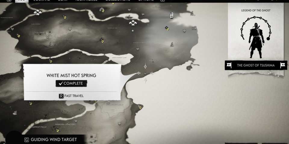 White Mist Hot Spring in ghost of tsushima