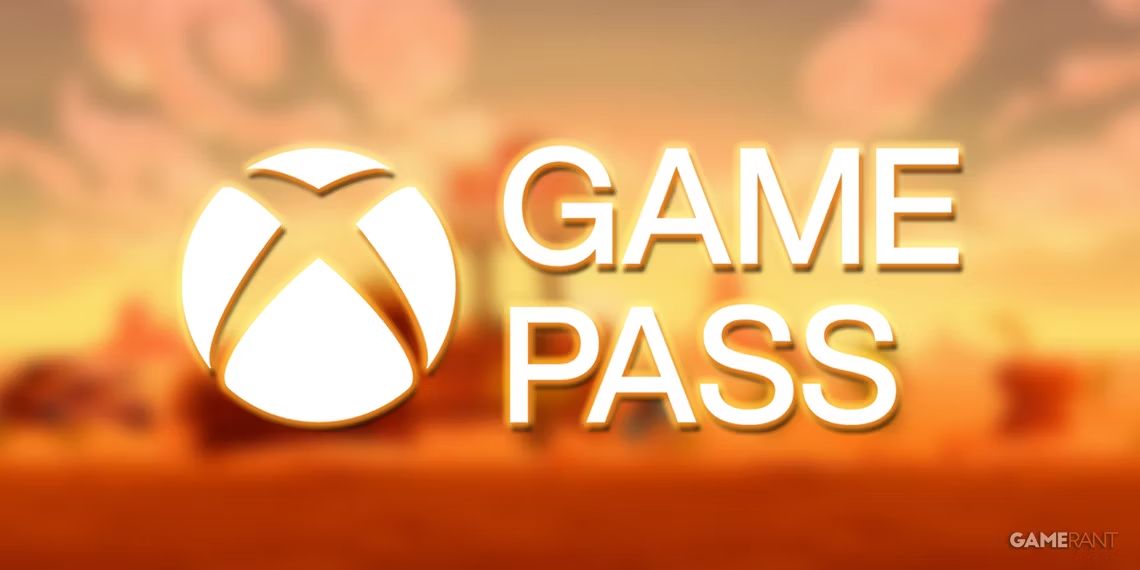 white-xbox-game-pass-logo-with-orange-outer-glow-on-blurred-steamworld-dig-2-desert-promo-screenshot