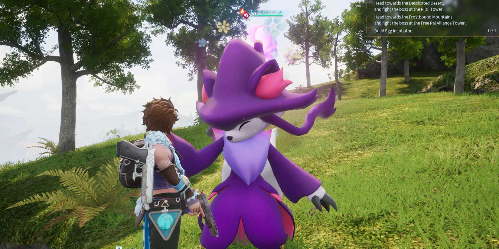 Wixen Noct in Palworld base