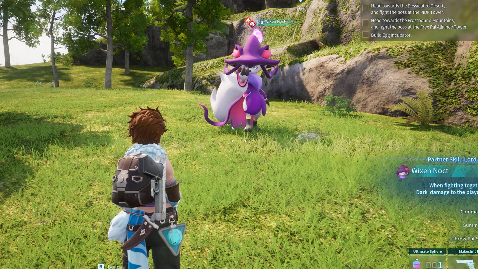 Wixen Noct in Palworld base