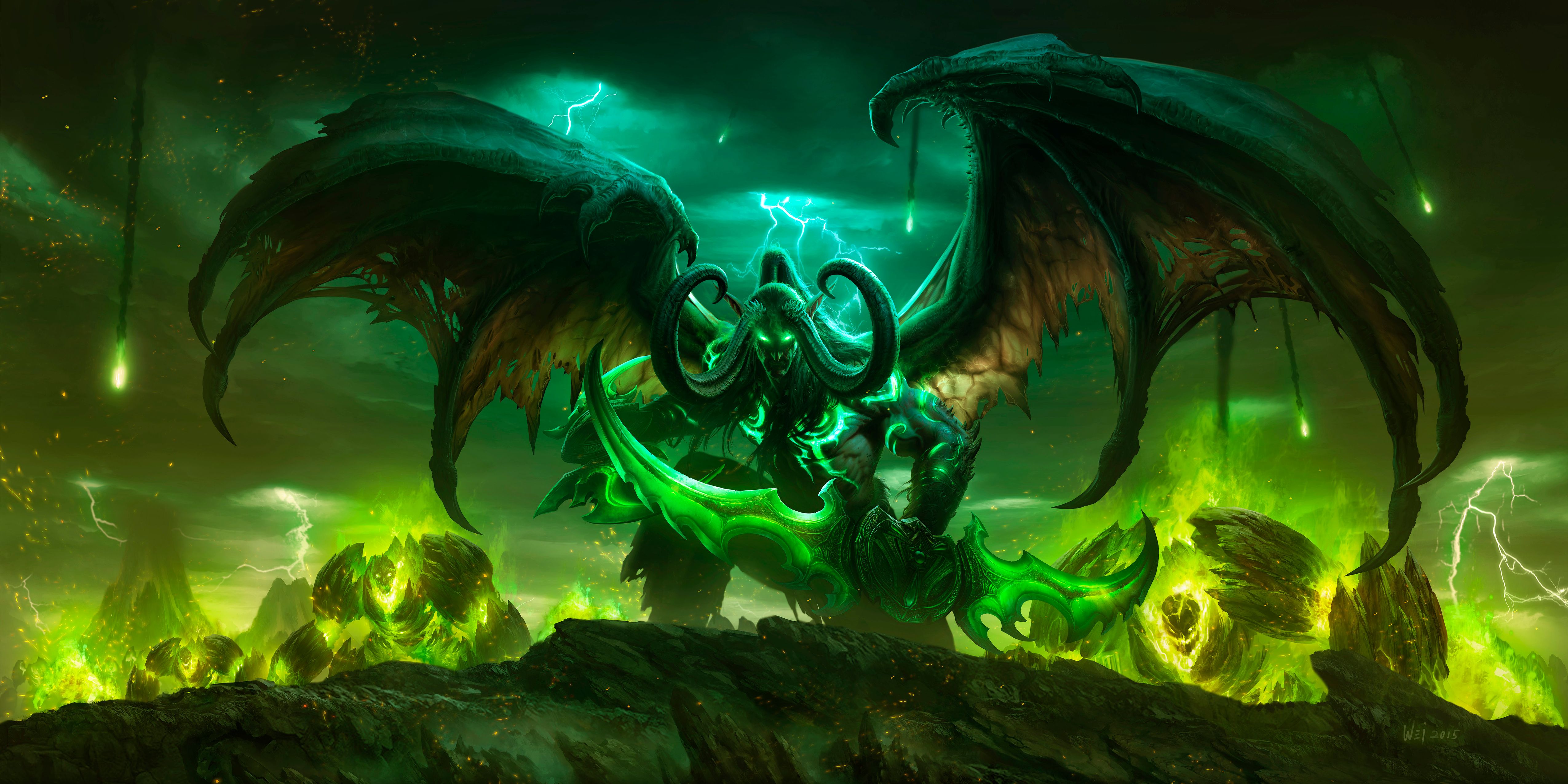 world of warcraft legion key art