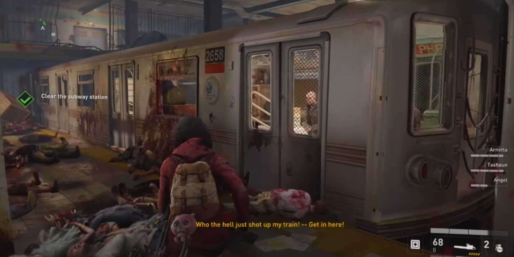 World War Z subway station