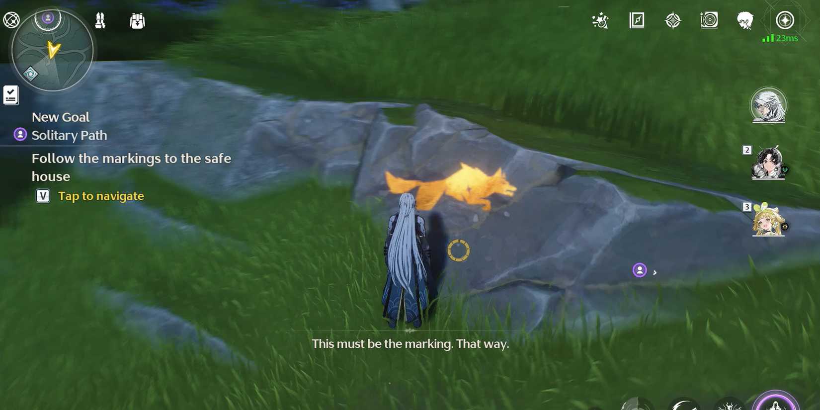 wuthering waves follow markings to the safe house yinlin story quest solitary path crusade wuwa