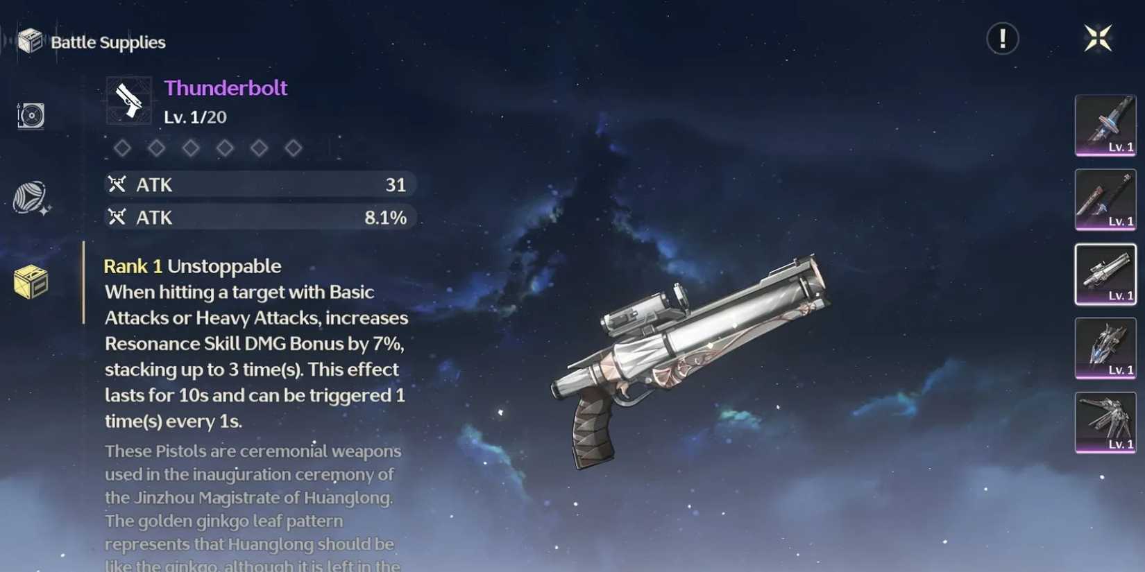 wuthering waves thunderbolt-1