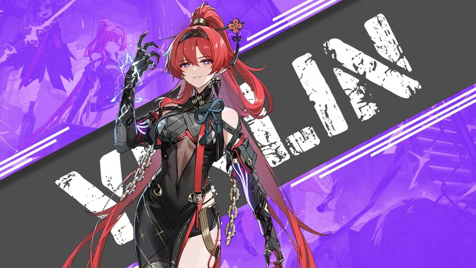 wuthering waves poster showcasing yinlin 