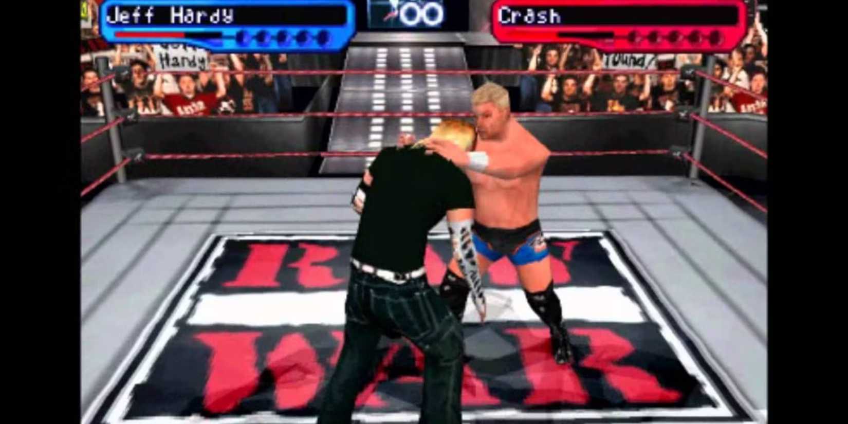 WWF Smackdown 2 Jeff Hardy vs Crash