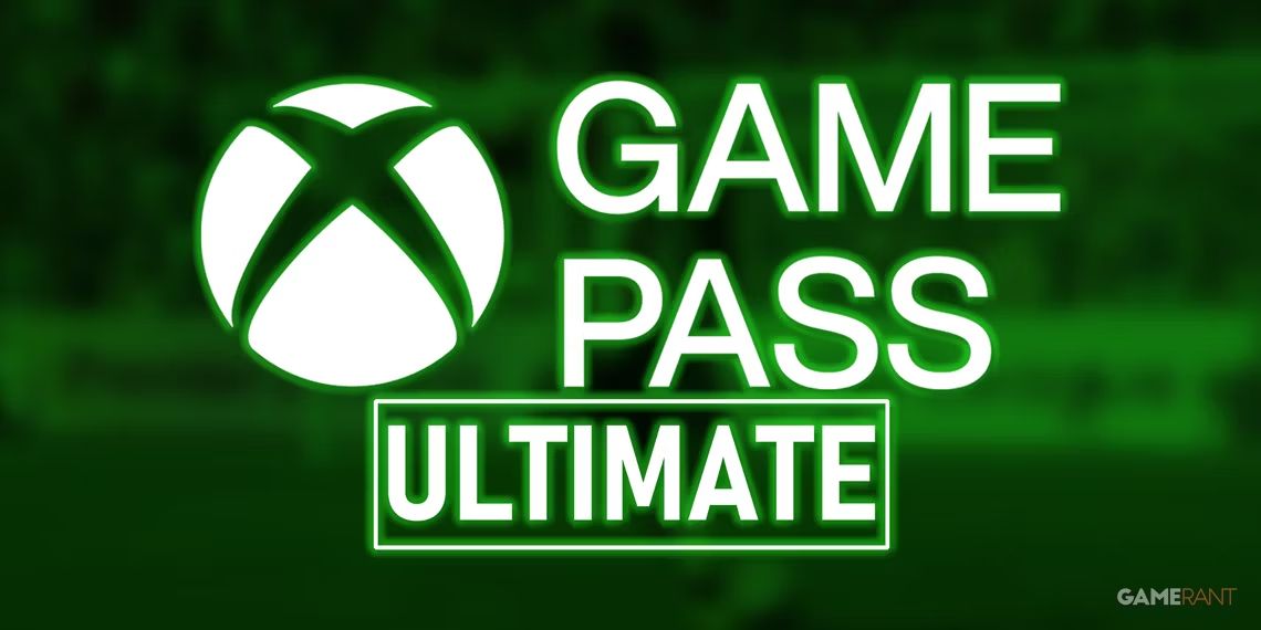xbox-game-pass-ultimate-logo-on-green-tinted-blurred-ea-sports-fc-24-promo-screenshot-toney-shooting-on-goal