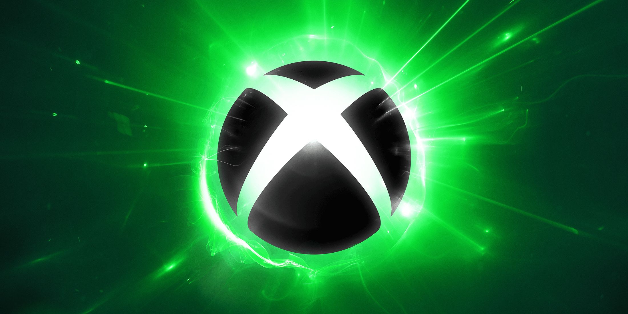 xbox logo on green background