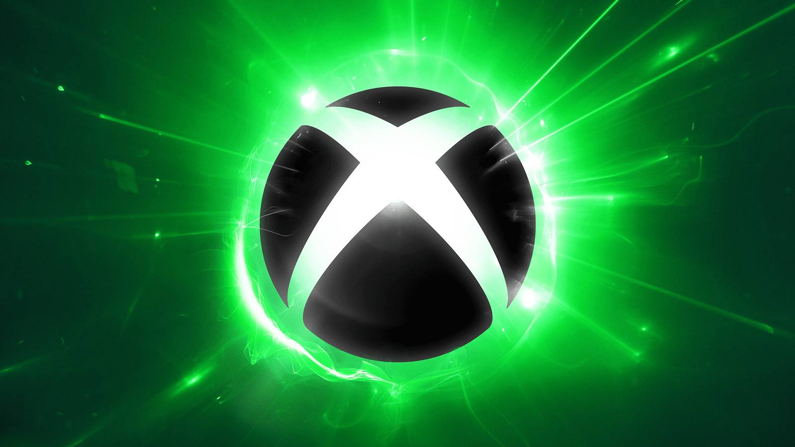 xbox logo on green background