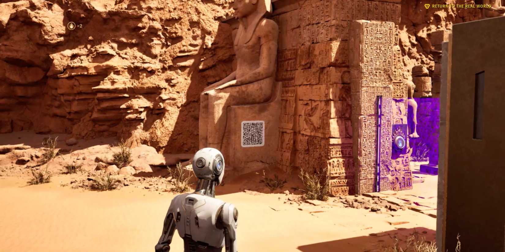 the first qr code in the principle 2 dlc.