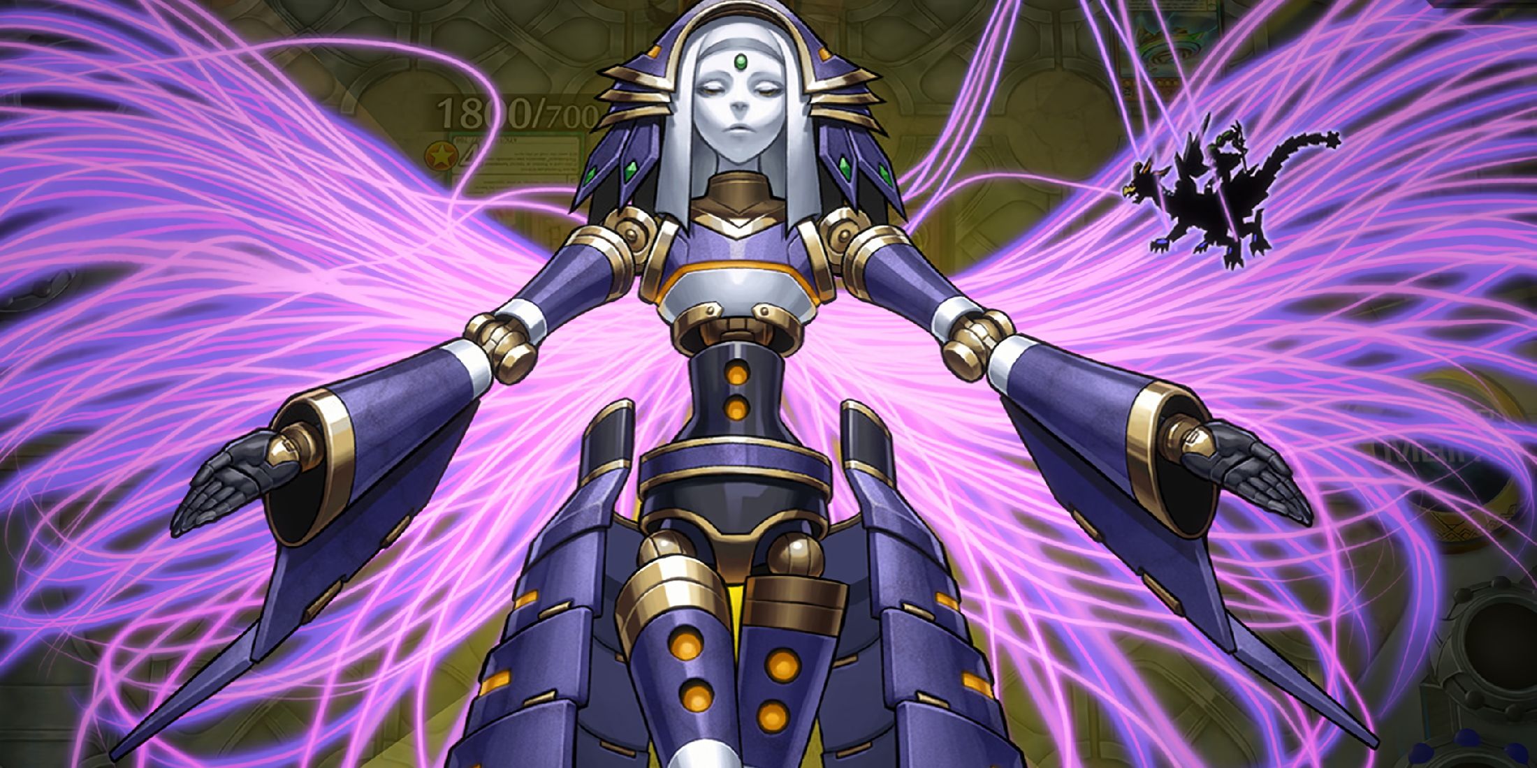 A screenshot from Yu-Gi-Oh Master Duel showing El Shaddoll Construct.