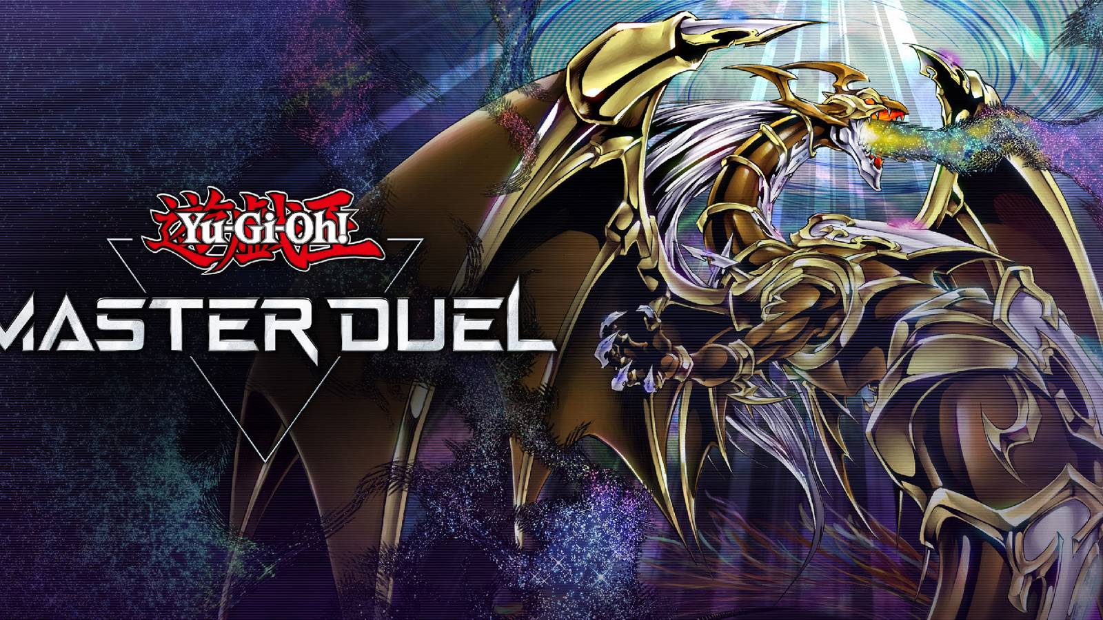 The key visual for Yu-Gi-Oh! Master Duel featuring Ten Thousand Dragon.