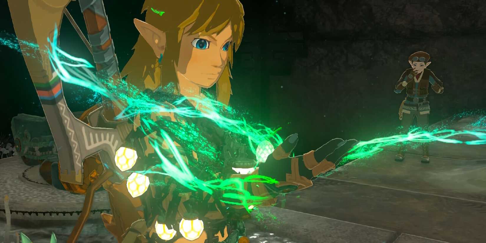 Using the Ultrahand ability in The Legend of Zelda: Tears of the Kingdom