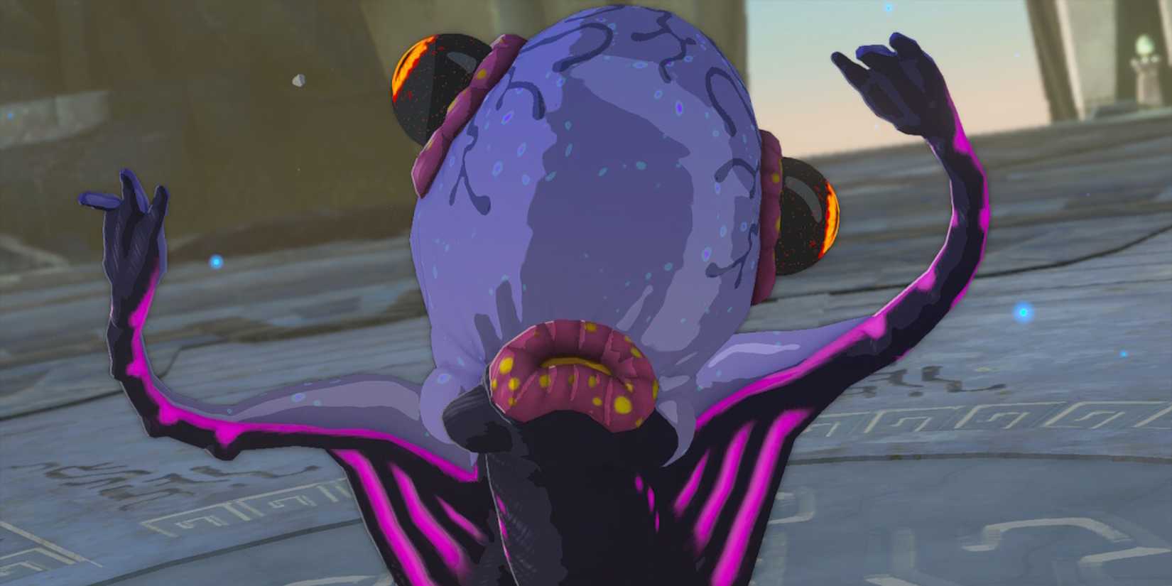 Mucktorok waving its arms in Tears of the Kingdom