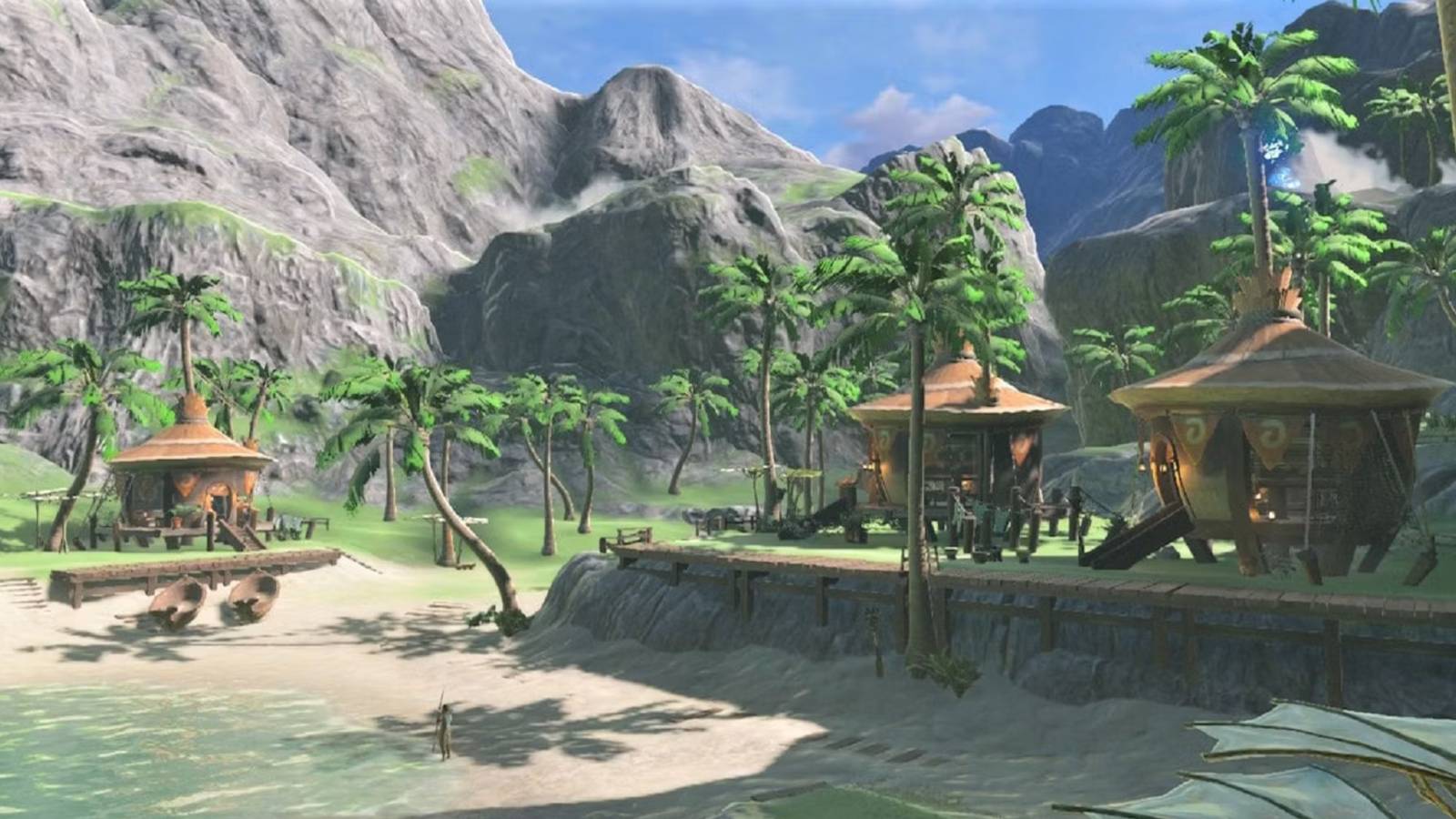 Lurelin Village in The Legend of Zelda: Breath of the Wild