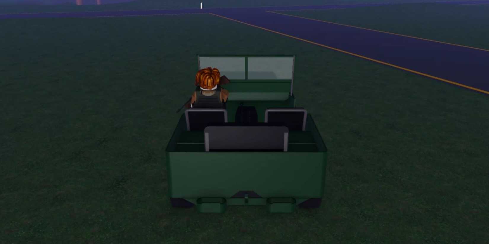 Zombie Battle Tycoon character in the car