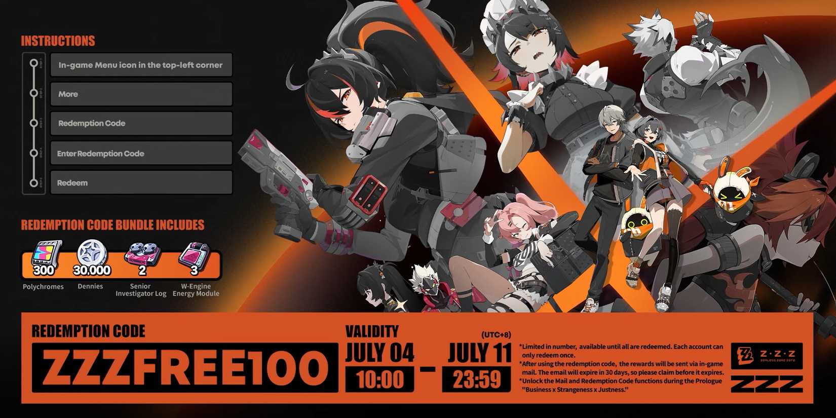 ZZZ Codes (All Active Zenless Zone Zero Codes)