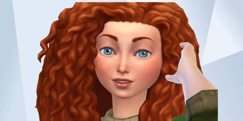 An image of Merida from Brave in The Sims 4 