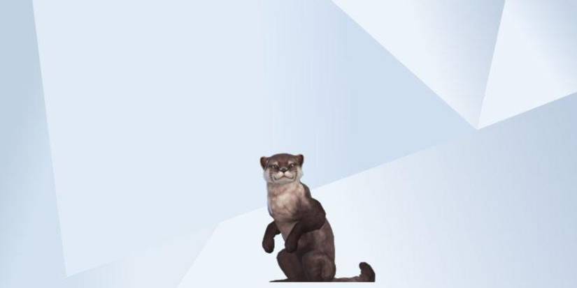 An image of an Otter made in The Sims 4 