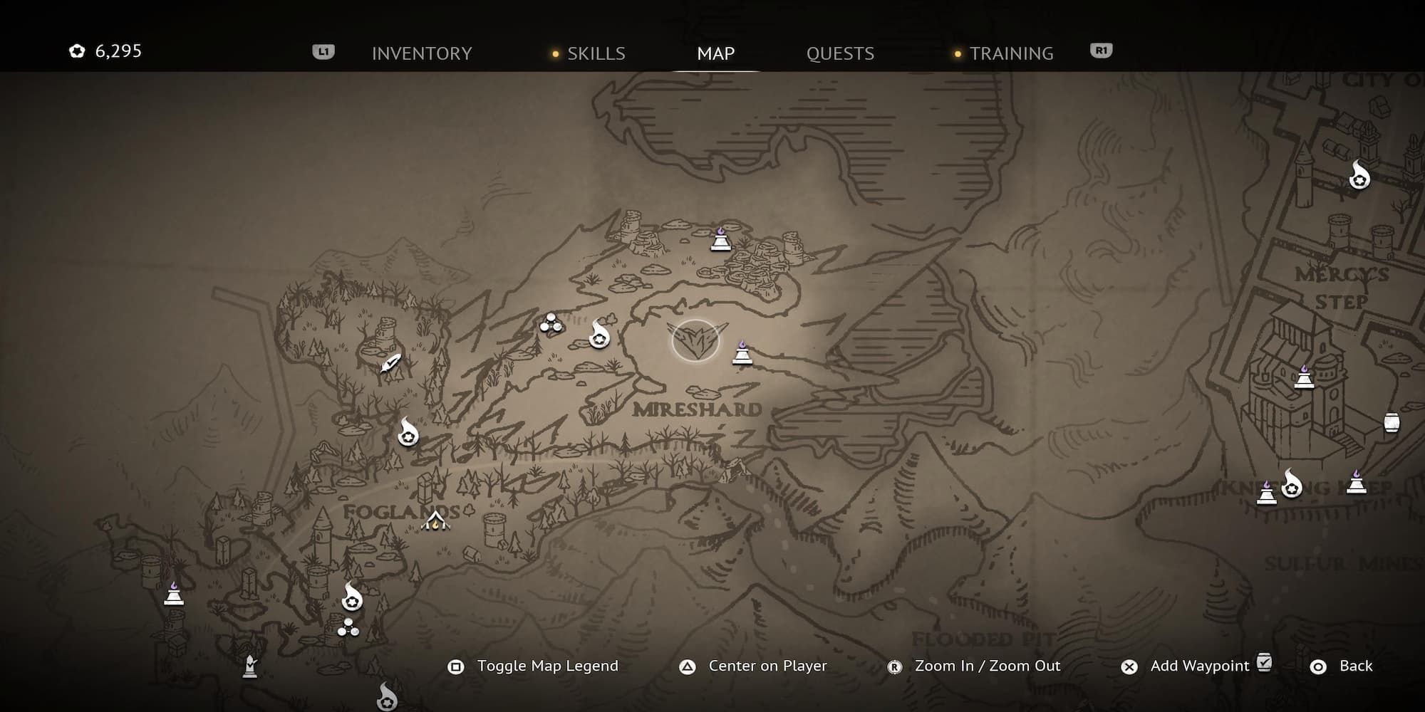 The Location Of The Sunderer's Helmet On The Map 