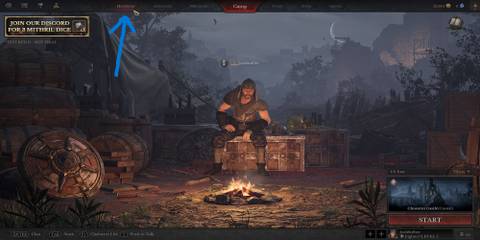 The Heirloom Option In The Camp Menu 