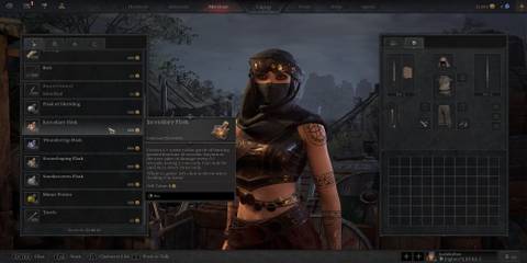 The Player Purchasing A Flask 