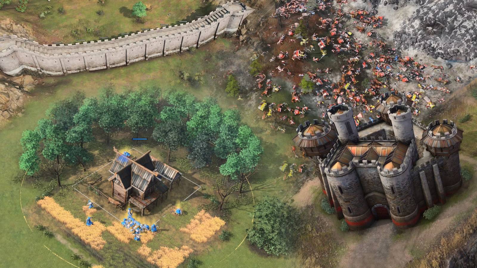 A city in Age of Empires 4