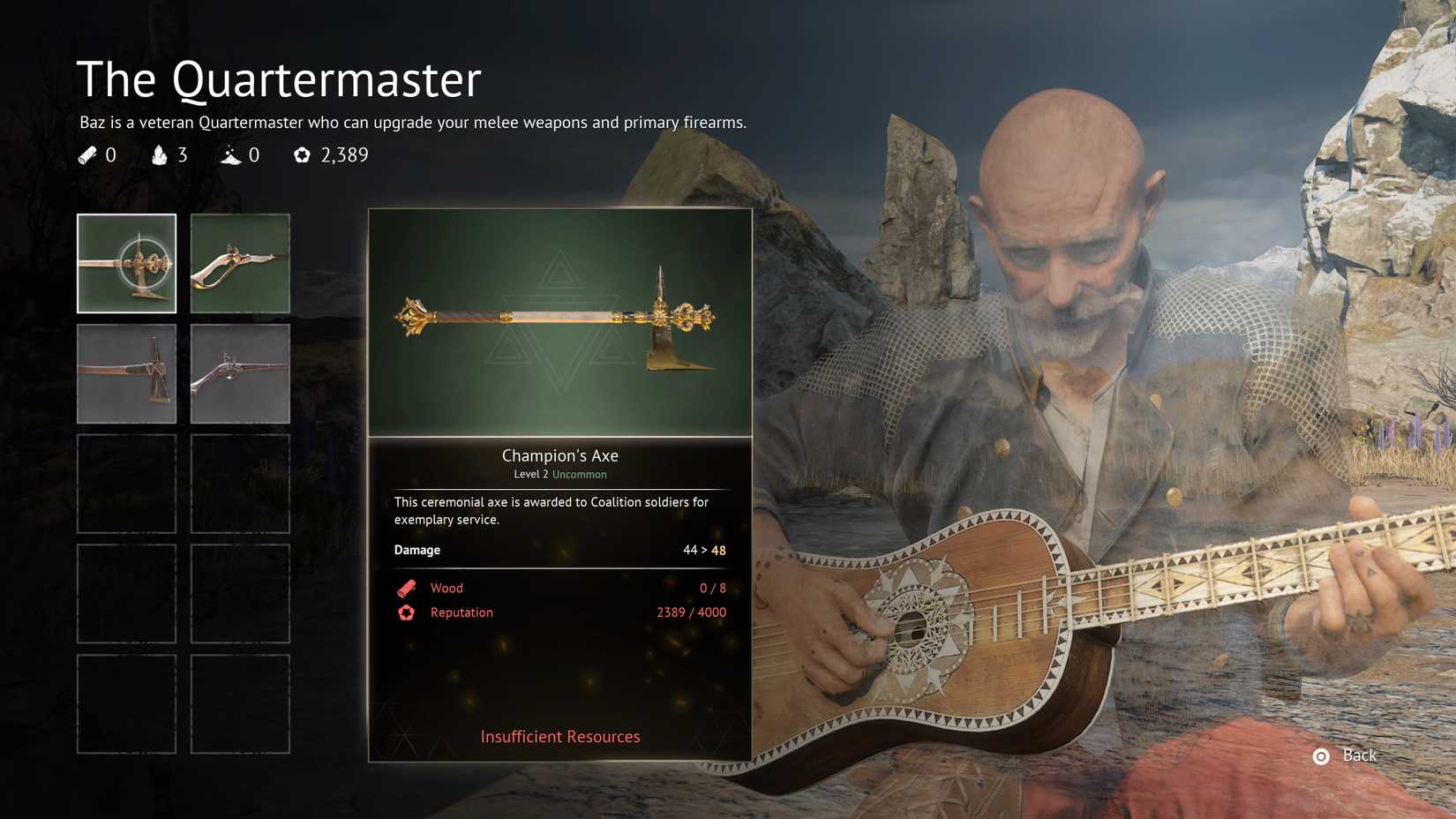 Flintlock: The Siege Of Dawn— How to Upgrade Weapons