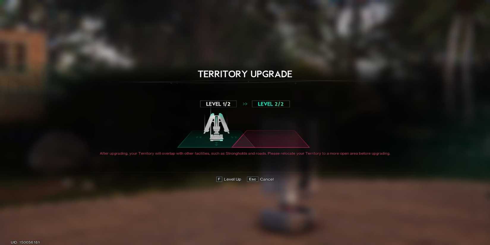 The Territory Upgrade Being Declined 