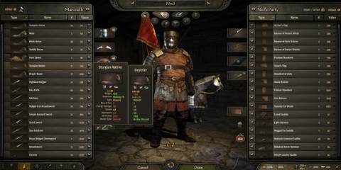 The Player Looking At A Riding Horse In The Inventory 