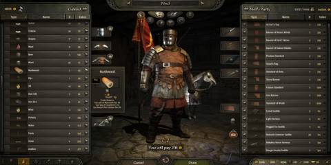 The Player Purchasing Hardwood In The Store 