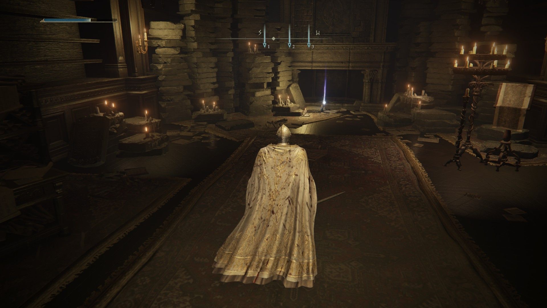 Freyja's spot on the seventh floor of the Shadow Keep Storehouse in Elden Ring Shadow of the Erdtree