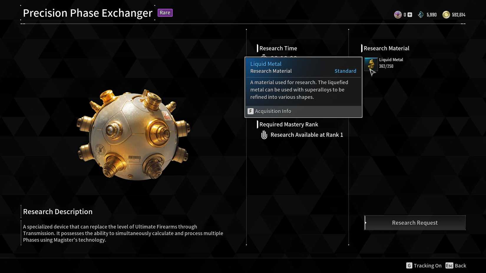 A Precision Phase Exchanger in The First Descendant 