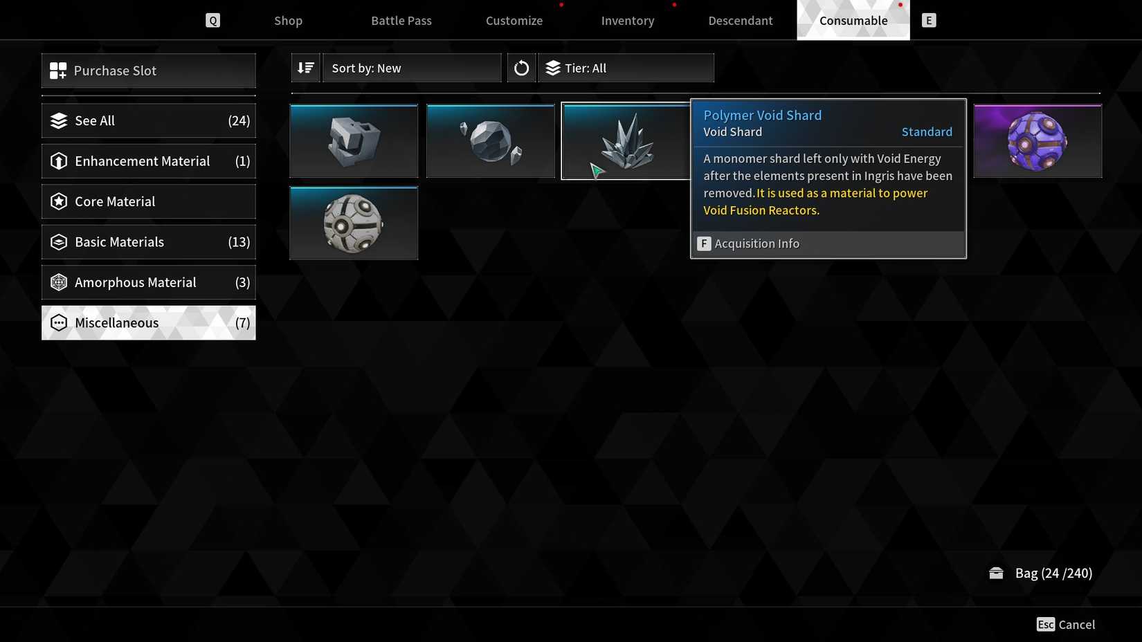 Void Shards in The First Descendant