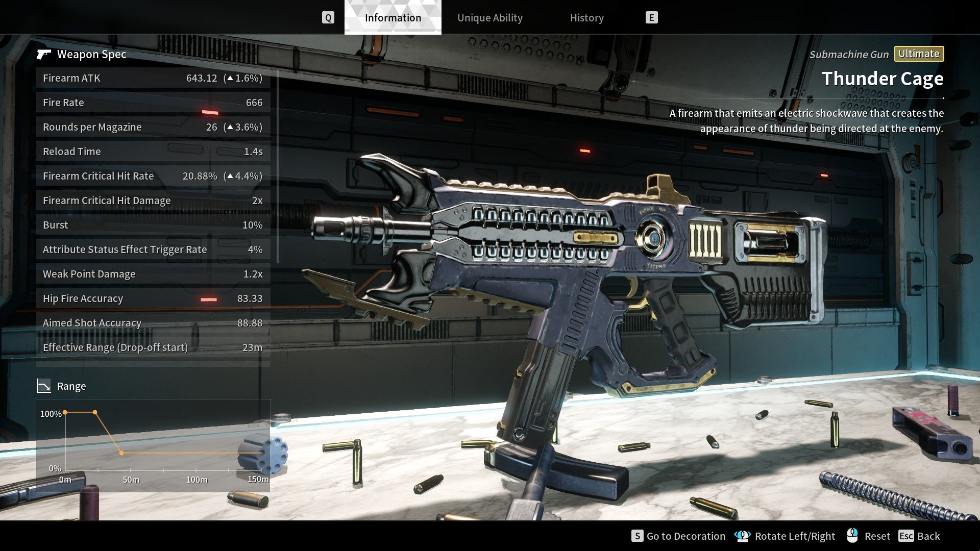The Thundercage SMG in The First Descendant 