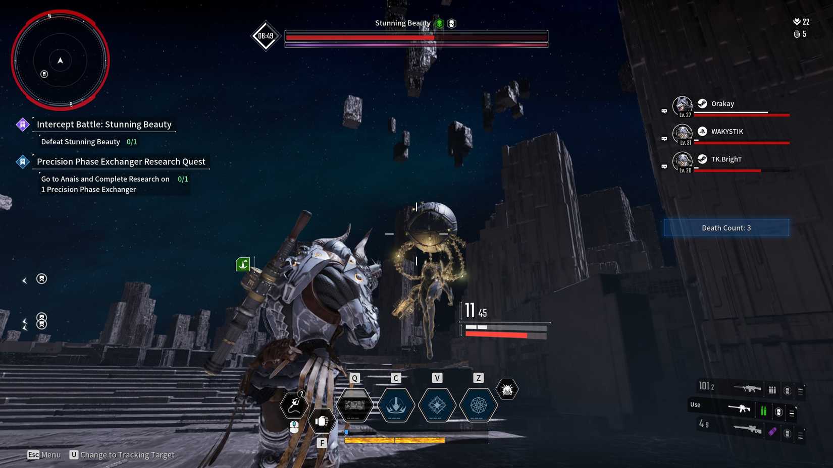 Stunning Beauty's giant eye in The First Descendant